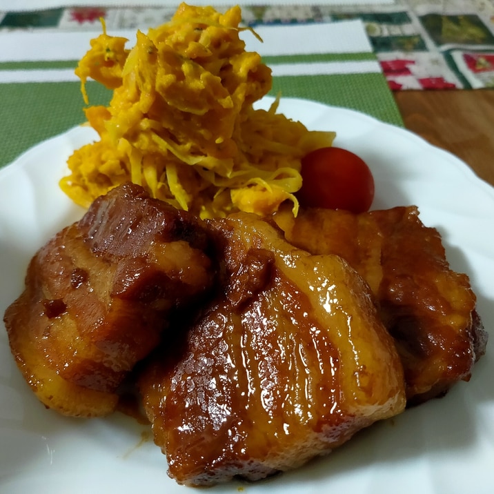 バレンタインに♥豚ばらブロックのスペアリブ